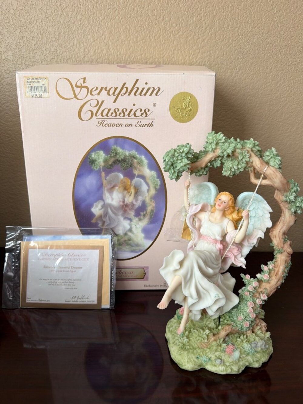 1999 Seraphim Classics Rebecca Beautiful Dreamer Angel Swing Special Event NEW